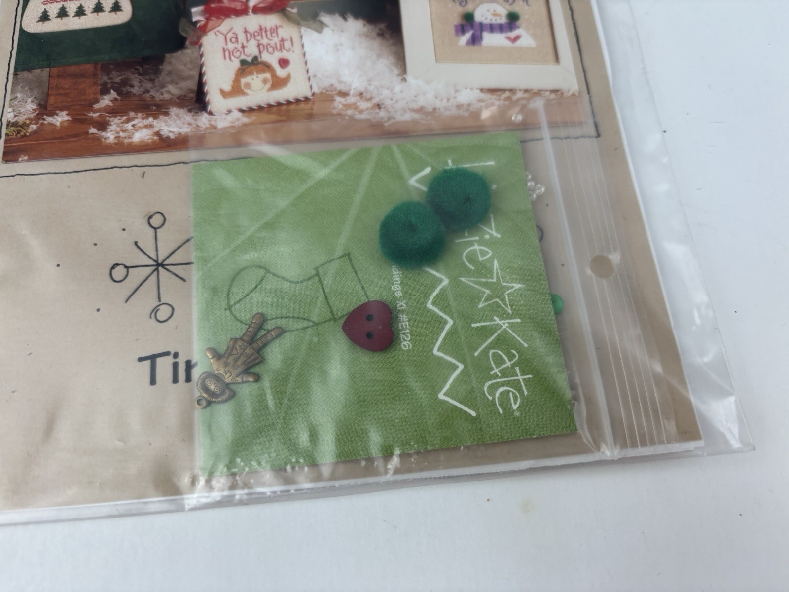 Lizzie Kate Tiny Tidings XI Counted Cross Stitch Pattern 5S