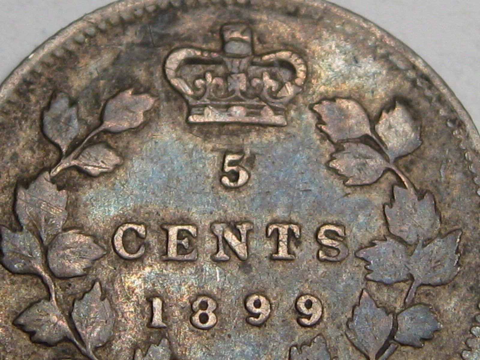 1899 Five Cent 5¢ CANADA. #17