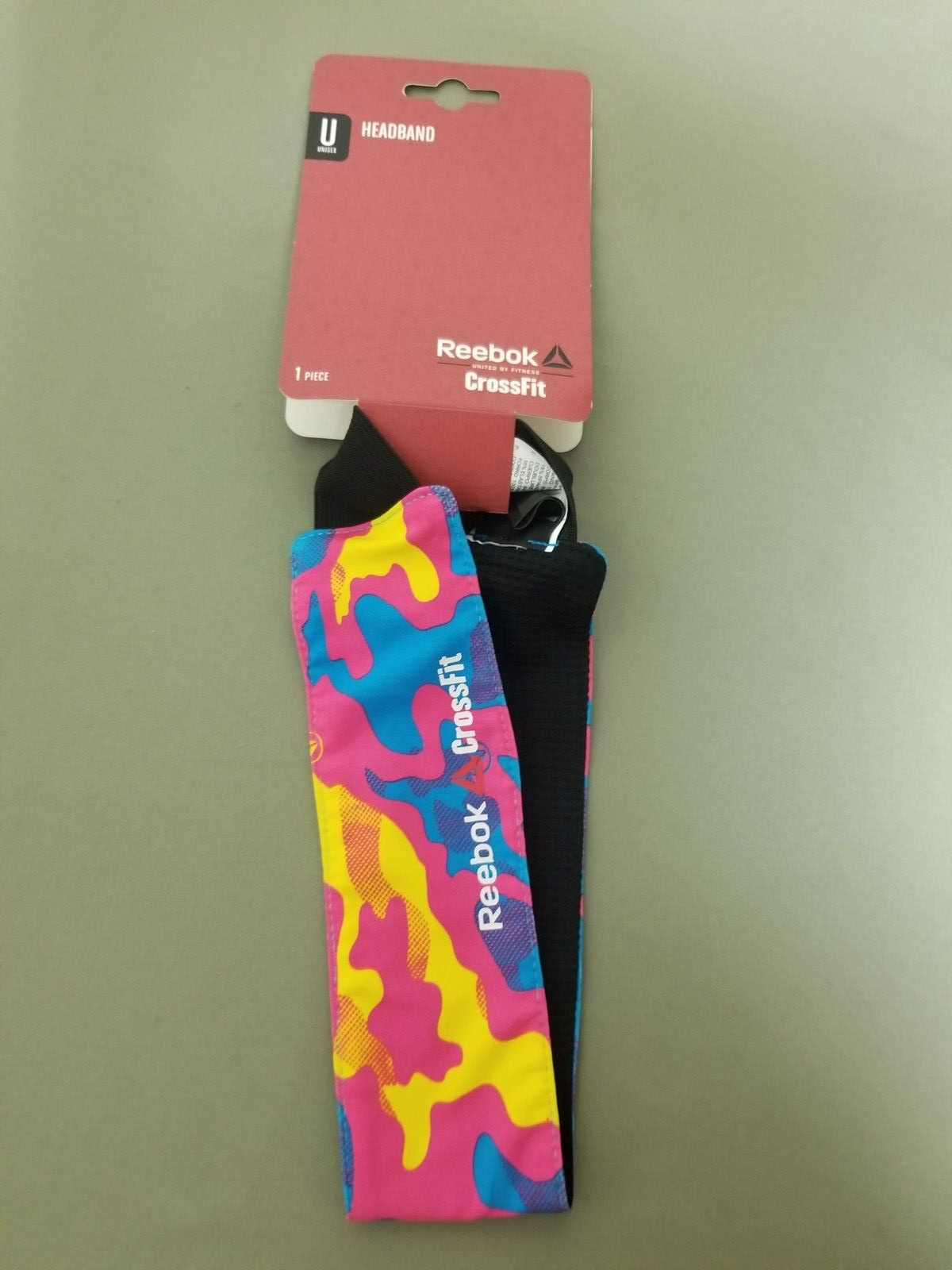 New Reebok Crossfit Multi-Colored Headband.