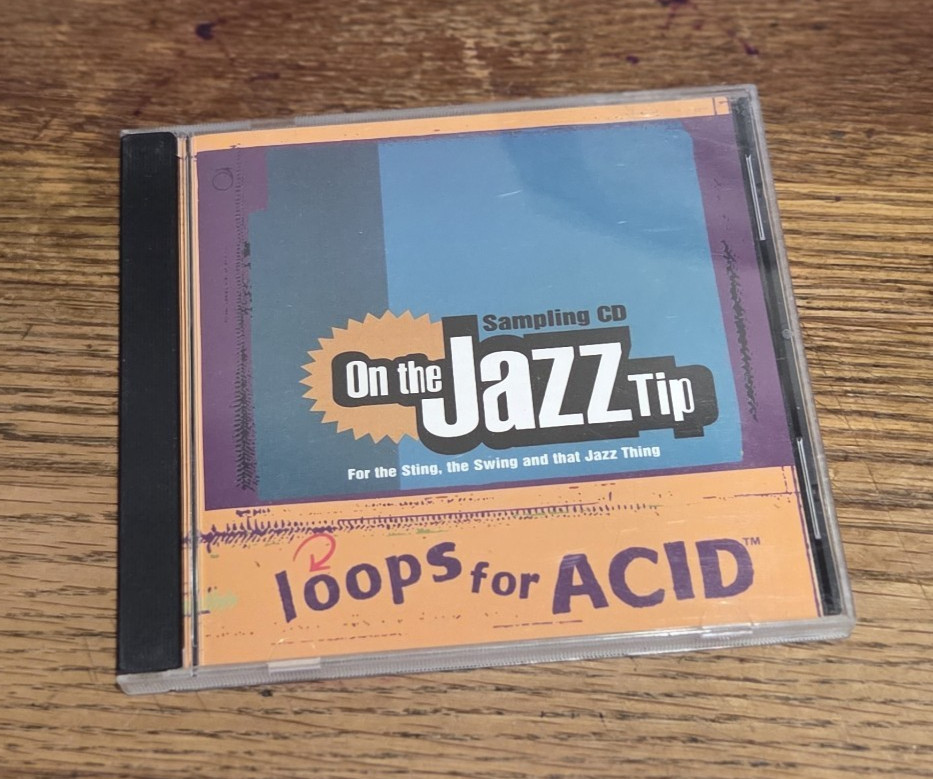 Loops for Acid Sonic Foundry On the Jazz Tip - Sample Sound Library Sampling CD