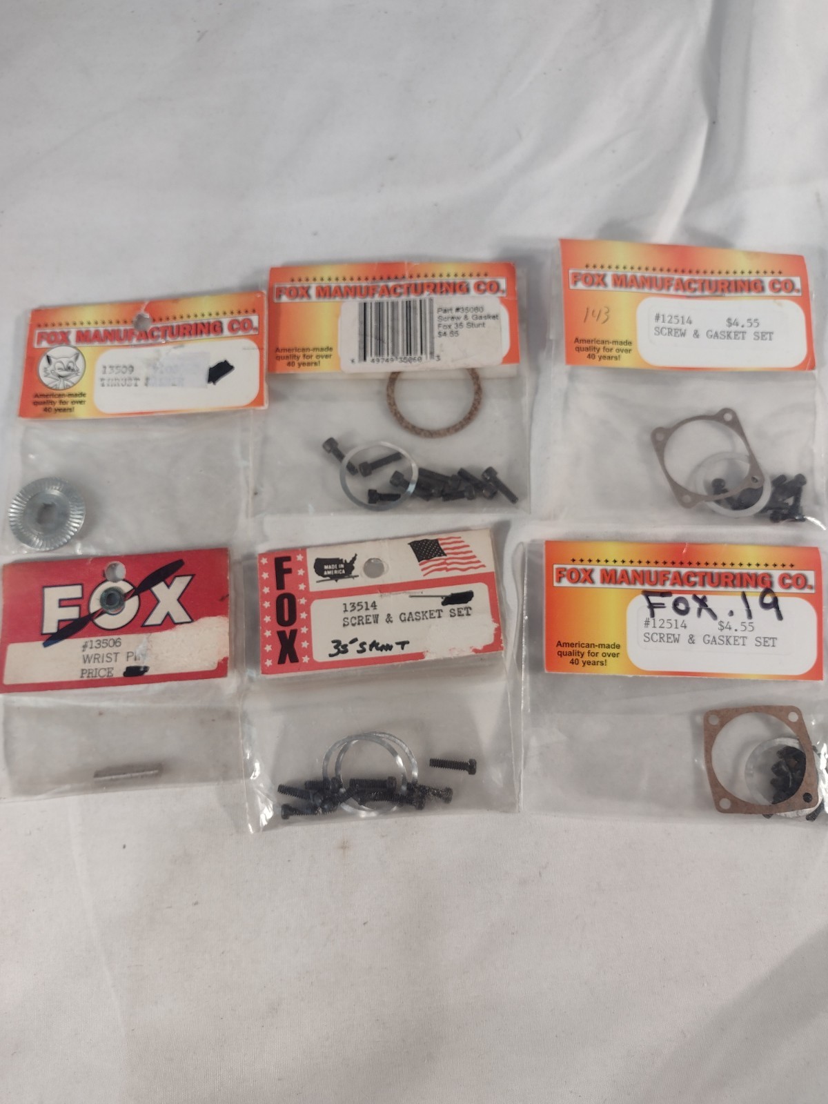 Vintage Model Airplane Parts Lot