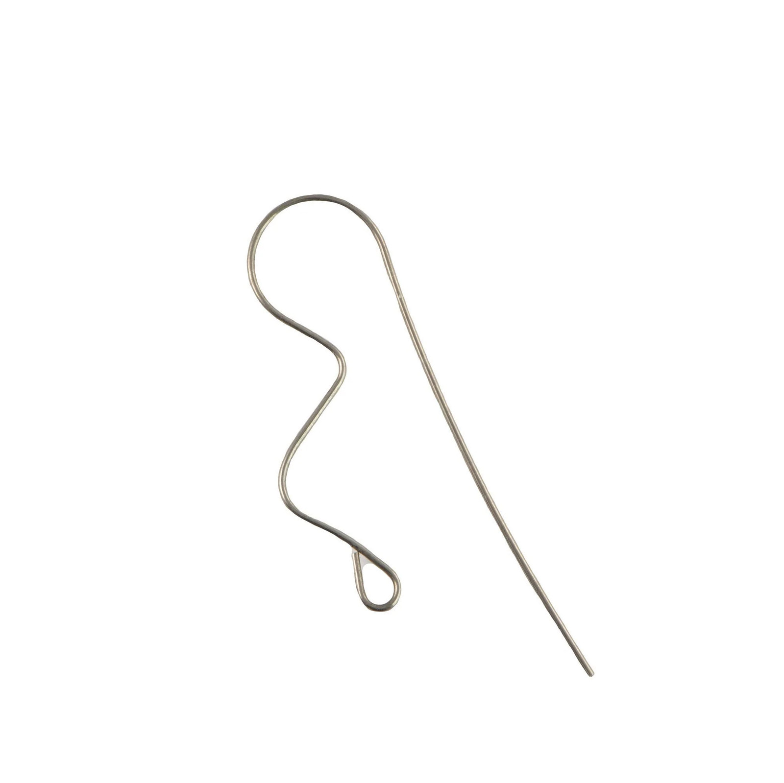 Surgical Steel Squiggle Long Ear Wires (12)