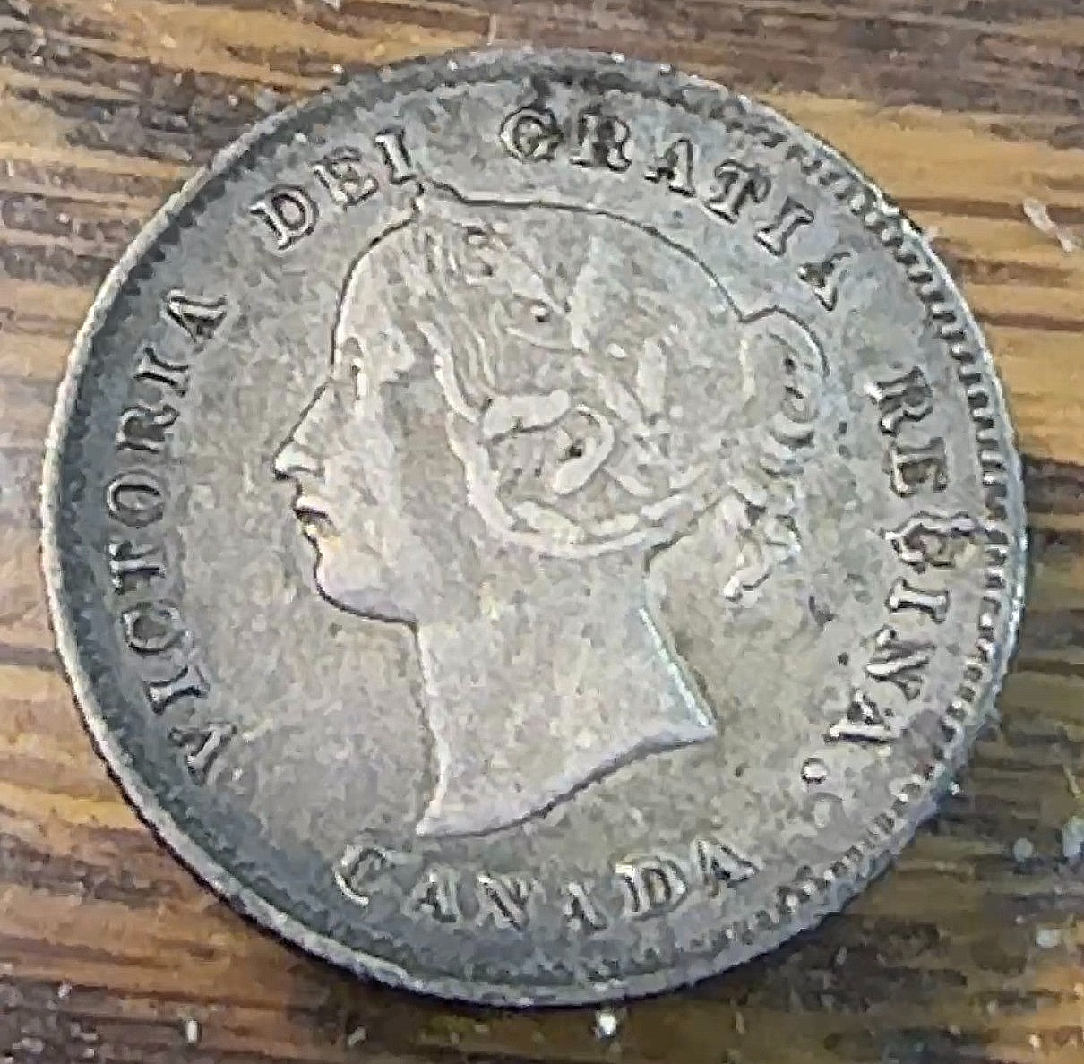 1871 Canada Five Cents Nice Super Original XF CHRC