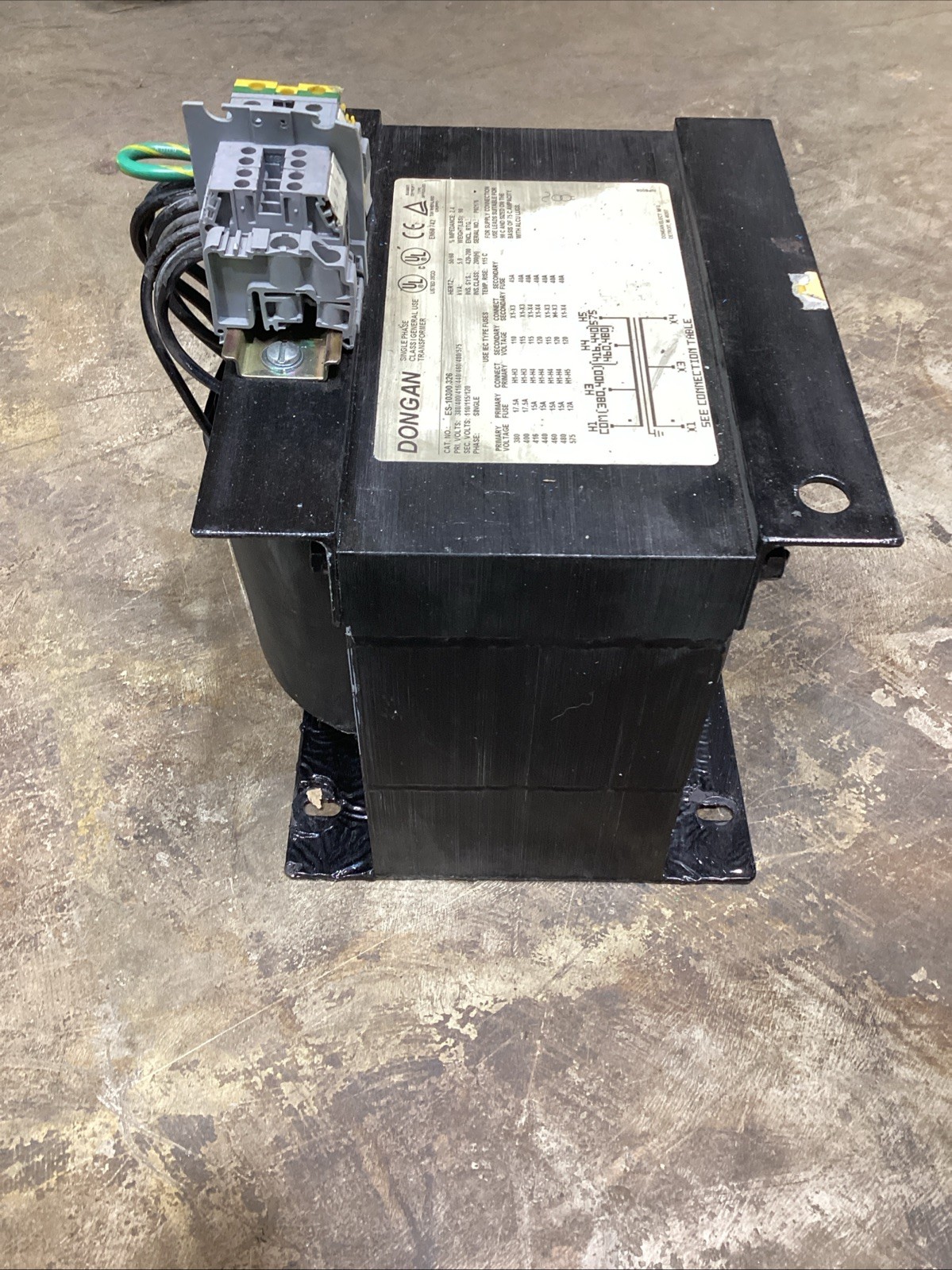 Dongan ES-10300.326 Single Phase Class I Transformer