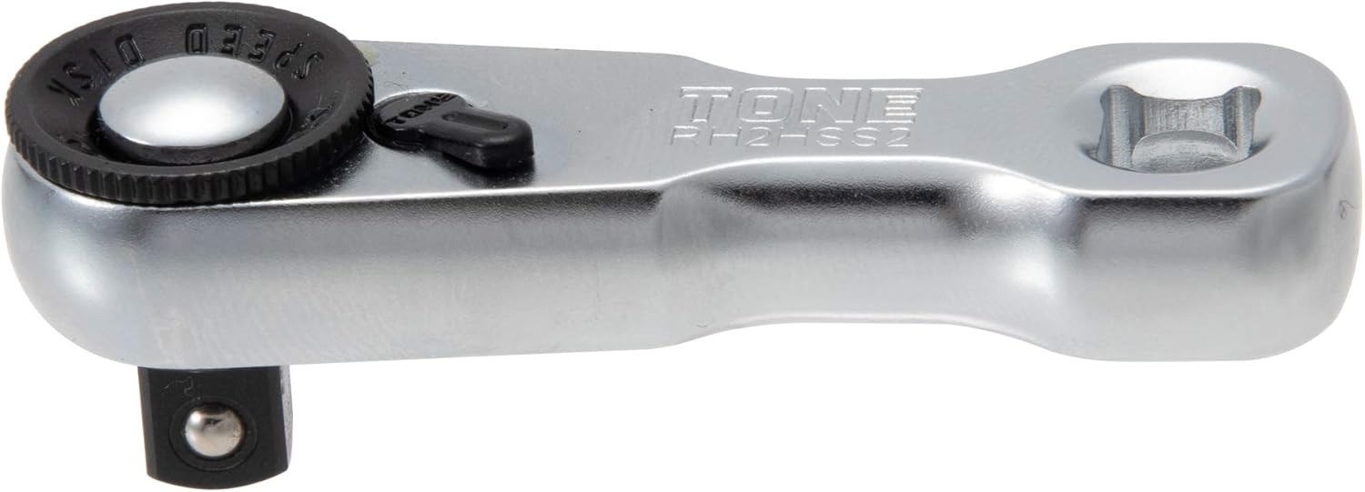 TONE Stubby Ratchet Handle Socket Hold Type RH2HSS2 Insertion angle 6.35mm 1/4"