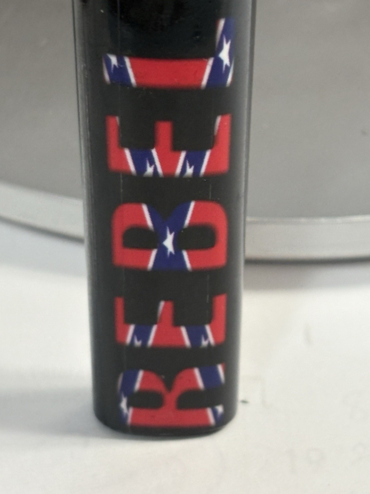 REBELS Cigarette Lighter Refillable Black Red Blue Color (works Fine)