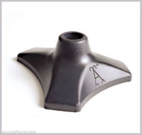 TRIPOD CANE BASE Self Standing TIP for Walking Canes 3/4" 5/8" 7/8" 1" Diameter