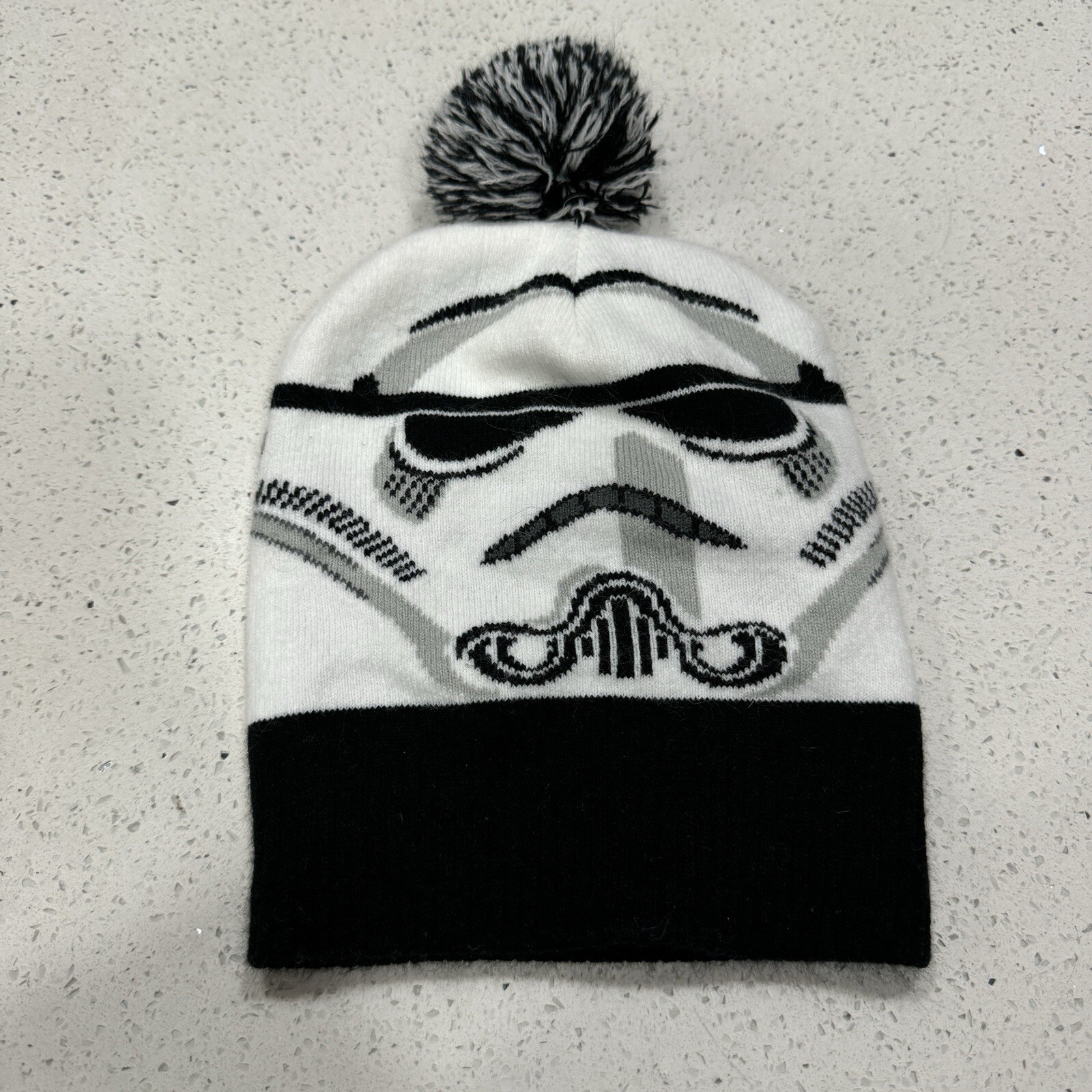 Youth Star Wars Storm Trooper Beanie  Toboggan White Disneyland Boys Girls Kid