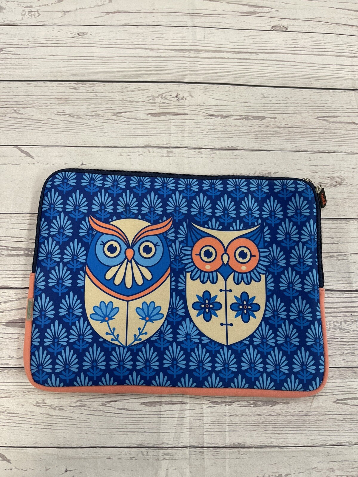 Chumbak Laptop Case Owl Design Multicolored