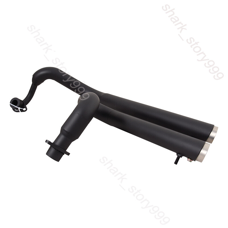 For Yamaha V Star 650 XVS650 XVS400 Exhaust System Header Pipe Black Mufflers