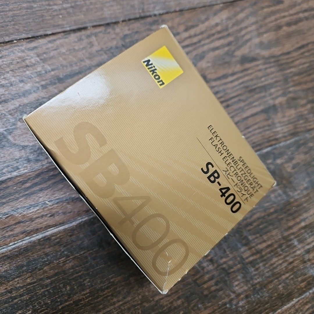 Box And Manual For Nikon Sb-400 Speed Light,does Not Come With Speed Light!