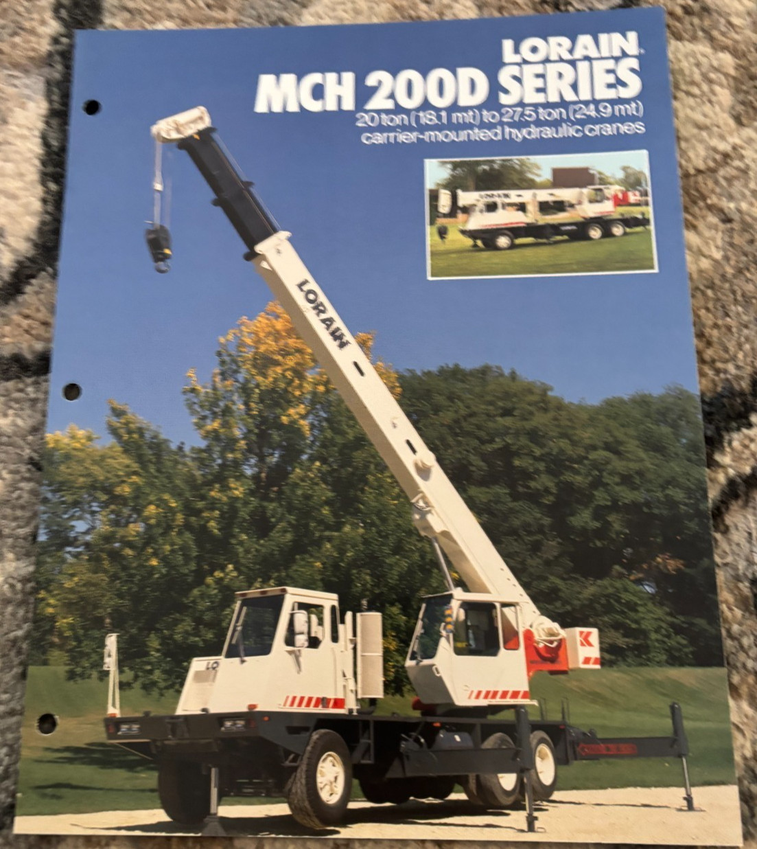 Lorain MCH 200D Series Crane Brochure AMIL25
