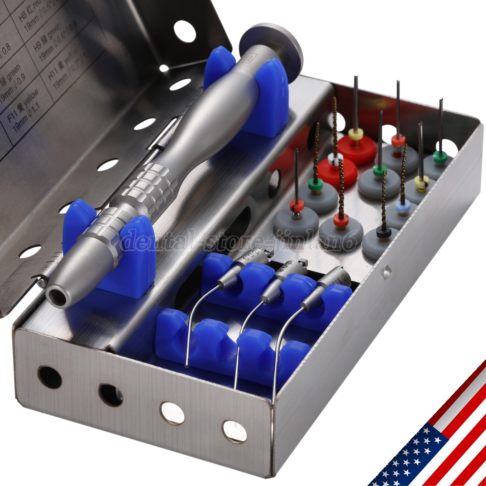 Dental Broken File Extractor Endodontic Removal System Kit Endo Root Canal Tools