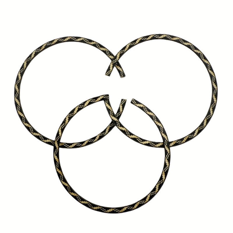 5PCS UKULELE WOOD INLAY ROSETTE B-94