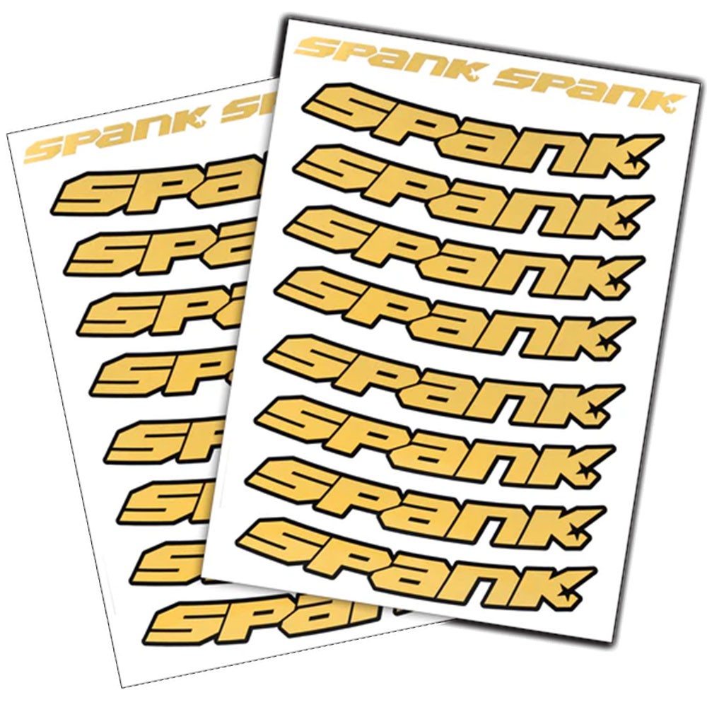 Spank Spank Rim Decals - Gold - NLA