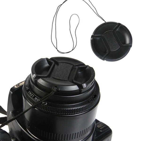 Universal Camera Snap-on Front Lens Cap cover For Canon EOS 58mm