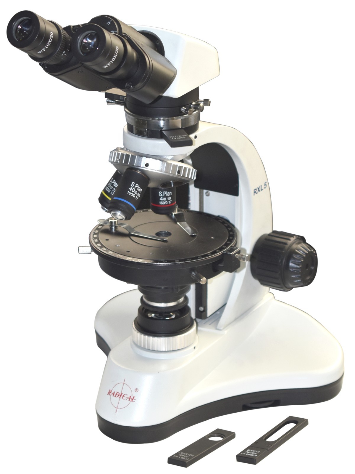Professional Polarizing Microscope for Asbestos PLM 10× Dispersion Objective