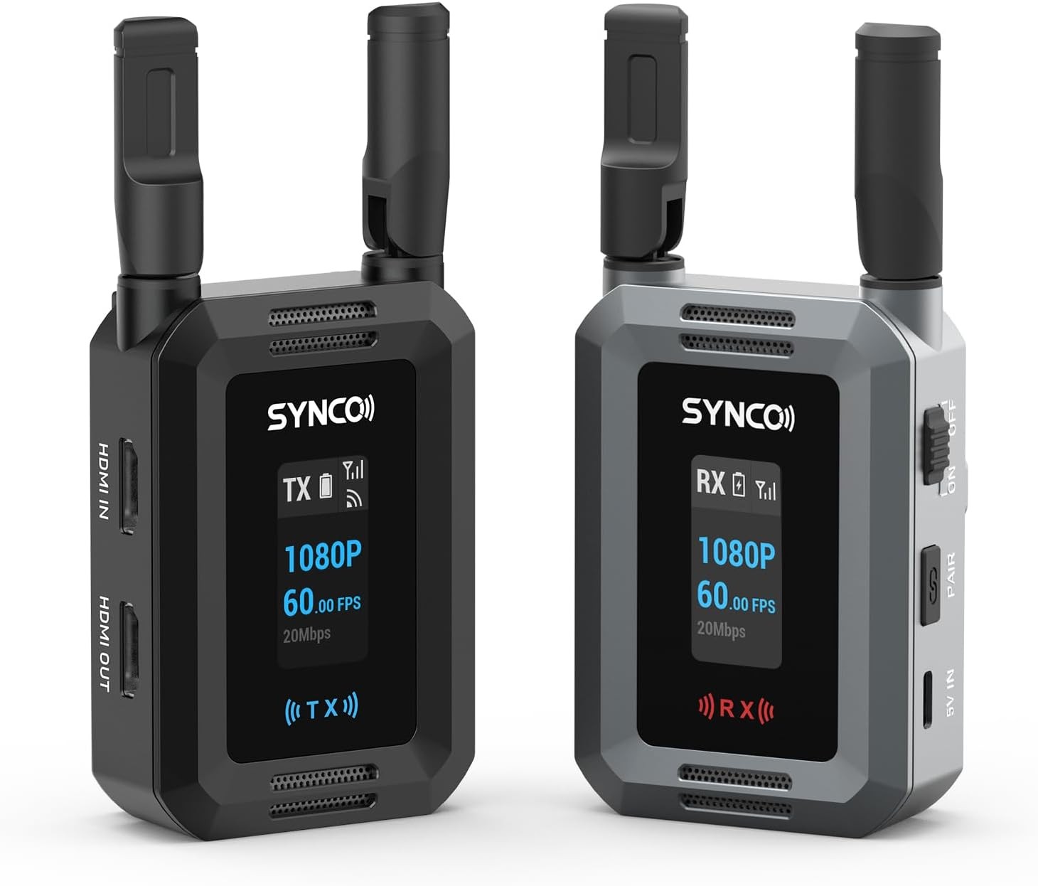 SYNCO Wireless HD Video Transmission System 1080P 984ft With Dual HD Port Output