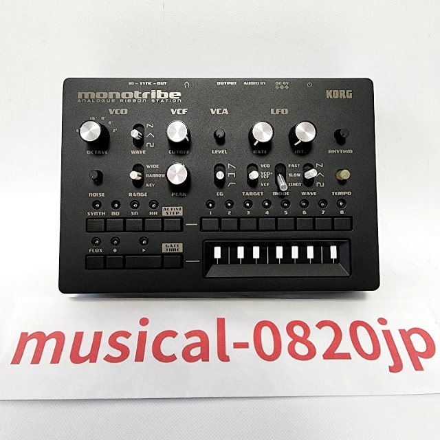 KORG monotribe Analog Synthesizer Compact Sequencer In Working Black