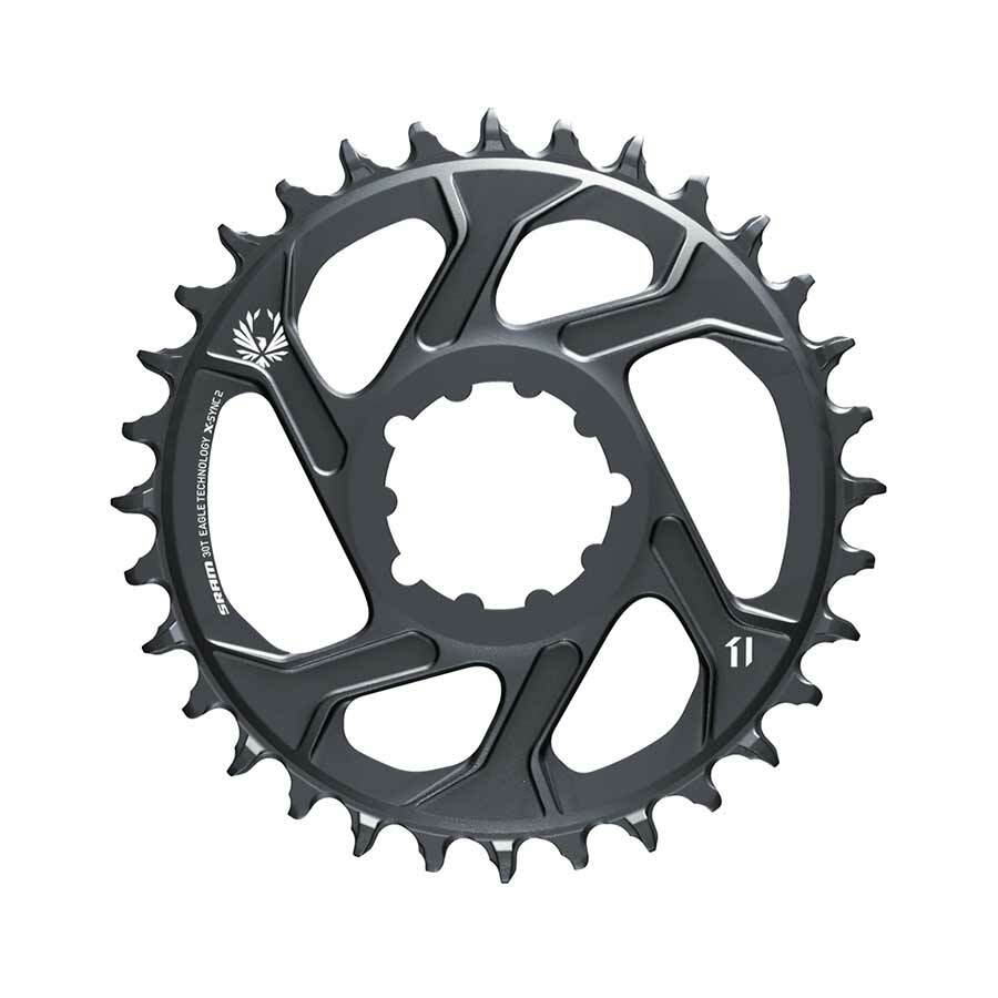 SRAM, Eagle, Chainring, Teeth: 30, Speed: 11/12, BCD: Direct Mount, Aluminum, Gr