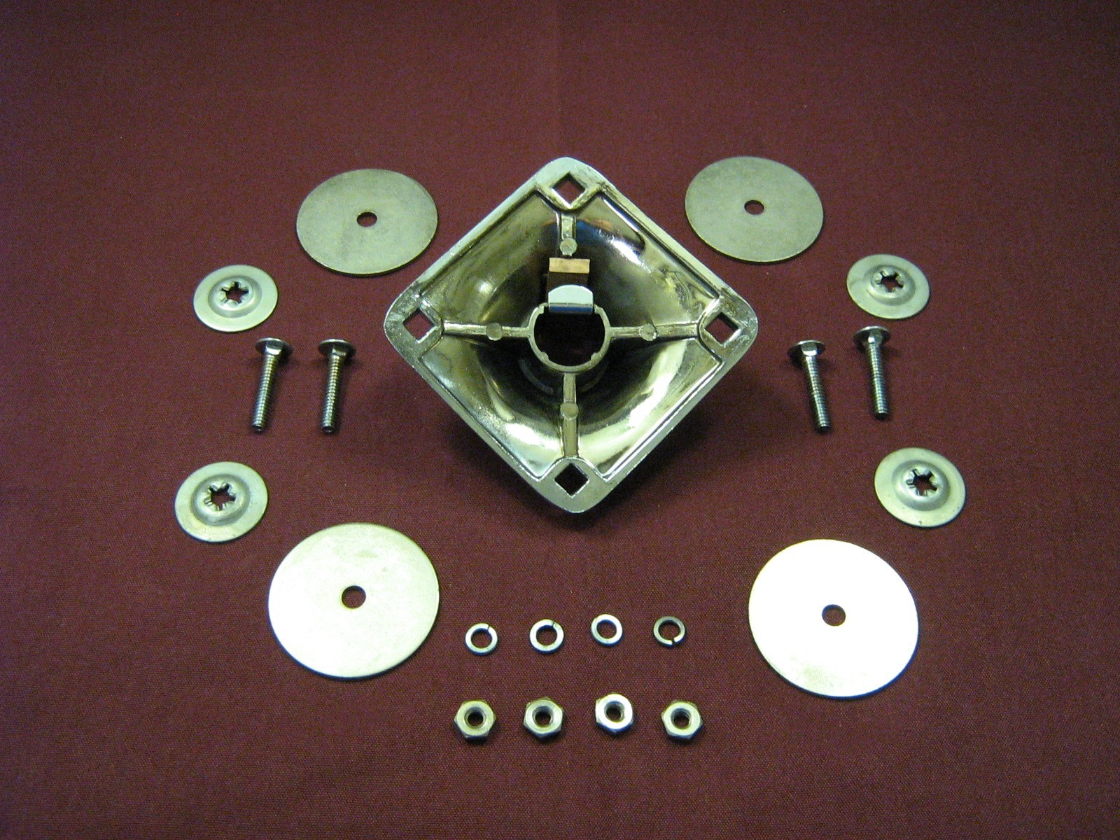 Slingerland Tom Drum Holder Mount Bracket / Diamond Plate Great Condition L@@K !