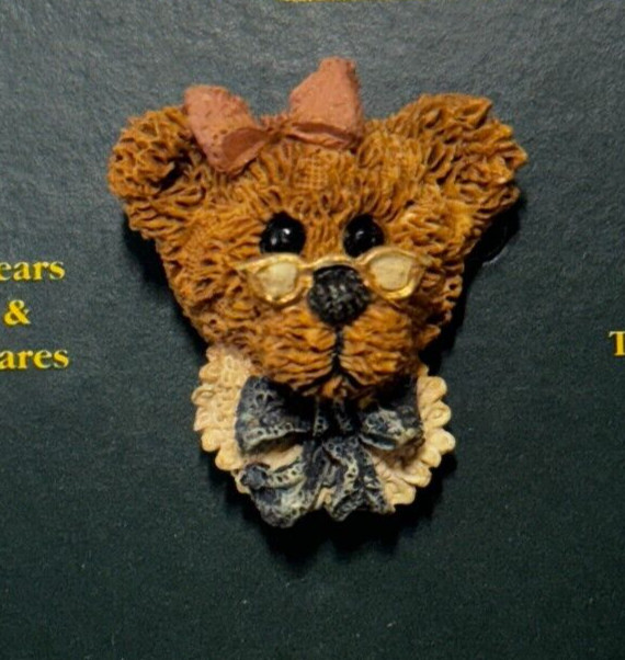 Boyd's Bears - Bearwear Pin 3 Bear with Glasses New #2614