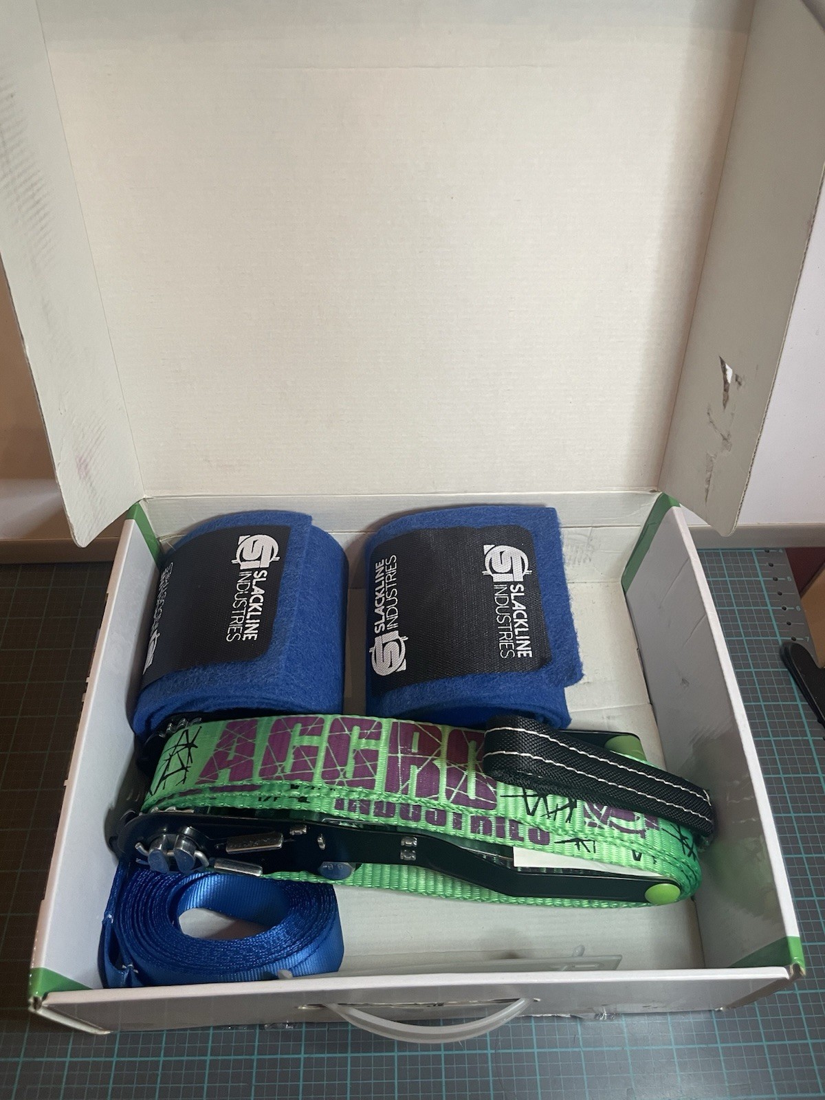 Slack Line Industries Aggro Line High-Performance Slackline Kit Incomplete