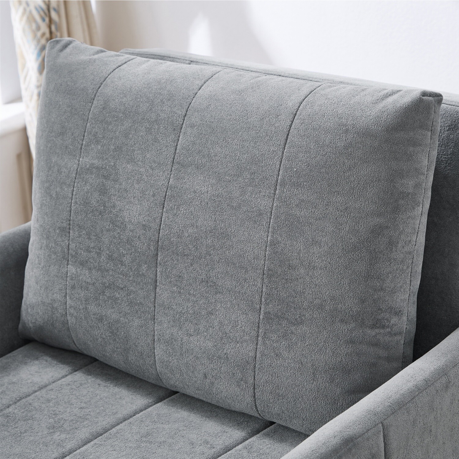 Convertible Sleeper Sofa Bed Single Sofa Bed Folding Sofa Bed w/ Pull Out Bed