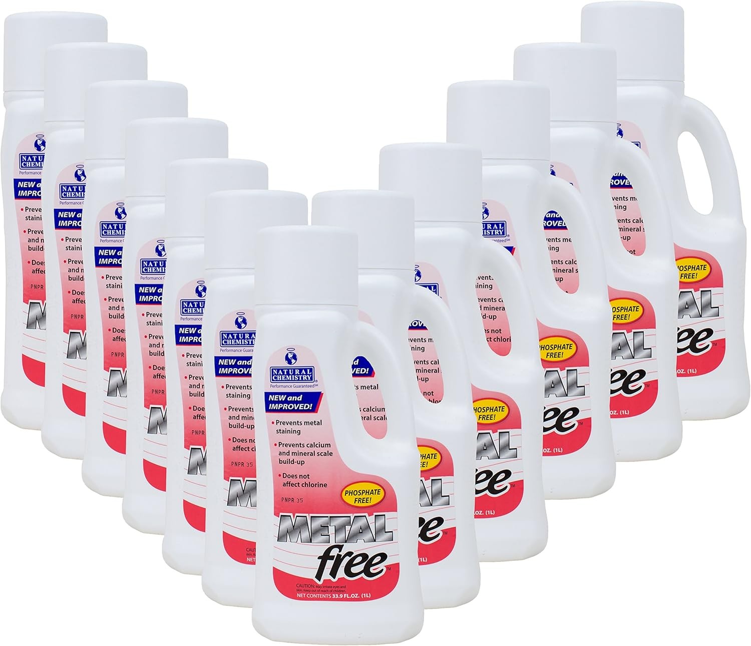 Natural Chemistry 07001 Metal Free 1 Liter Pack of 12 (17001NCM)