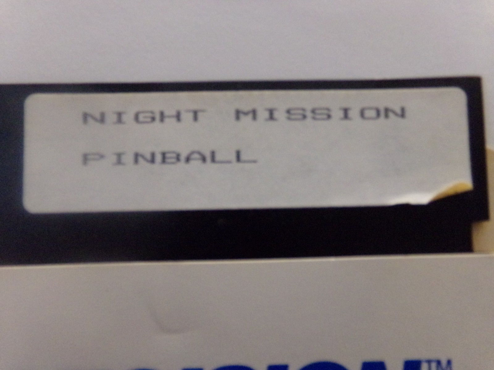 Nashua Night Mission Pinball Floppy Disk