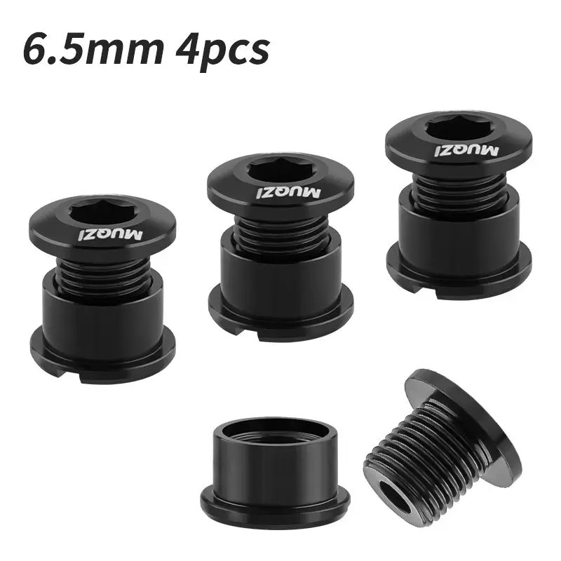 4/5PCS Chainring Bolts Single Double Chainring Screws Mountain Road MTB Bike Cra
