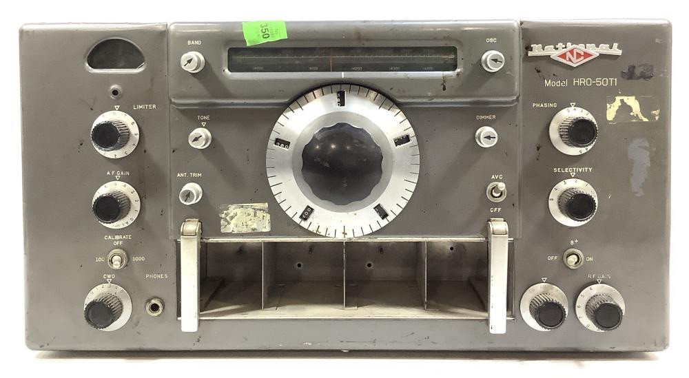 Vintage National Radio HRO-50T1 Receiver