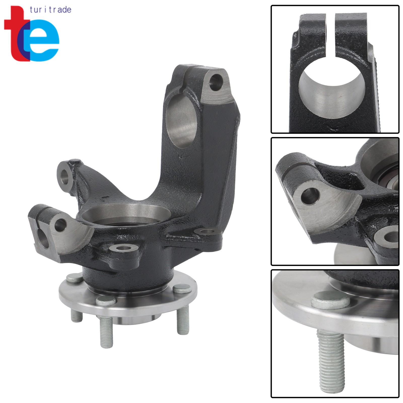 For Ford Focus 2006-11 Front Left Steering Knuckle & Wheel Hub Bearing Assembly