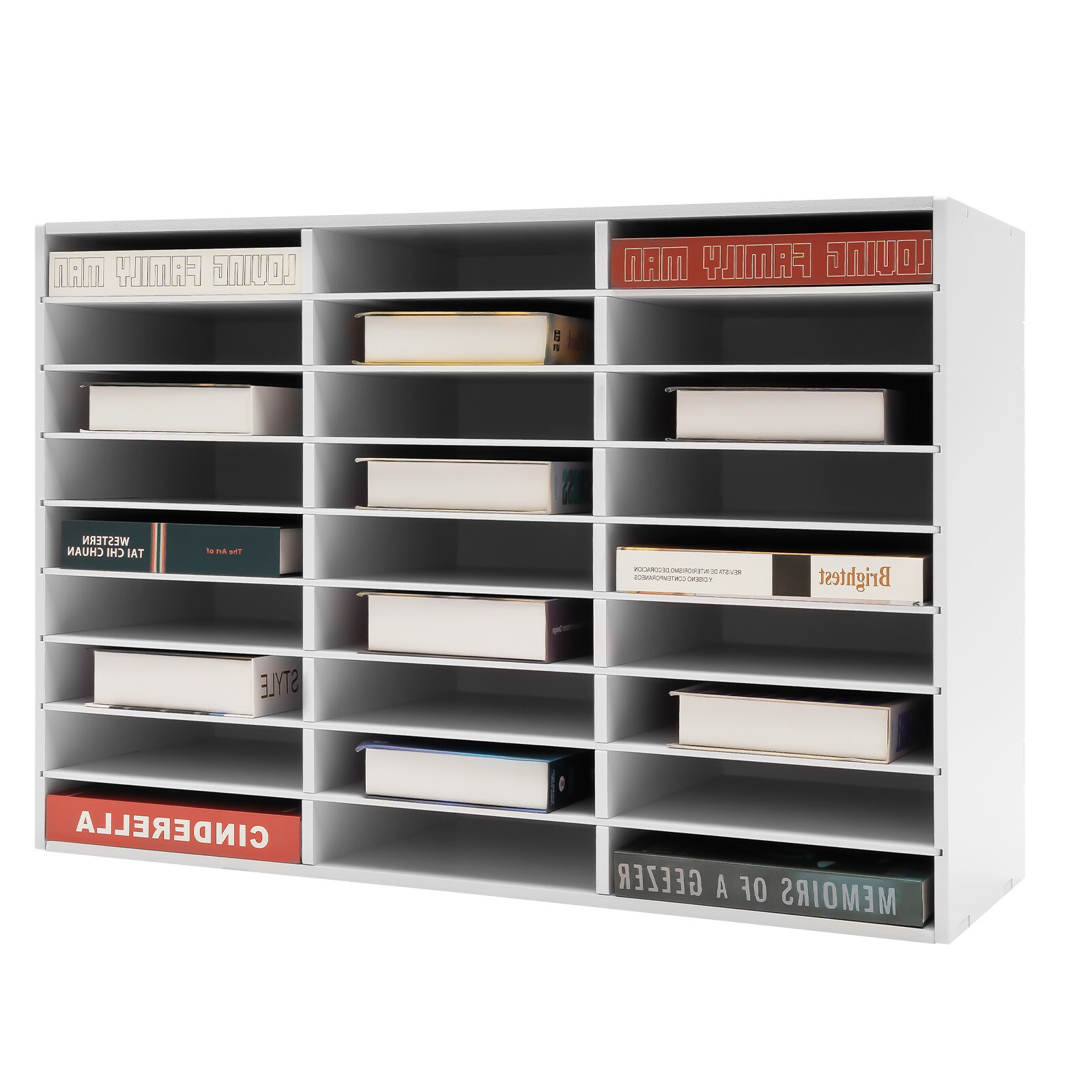 Literature Organizer for Classroom Desktop File Sorter Mailbox Keeper for Office