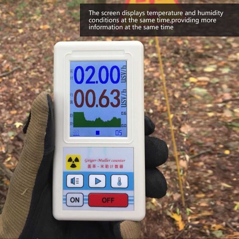 Geiger Counter Multifunctional Radioactive Detector Tester Easy Reading NEW BR‑6