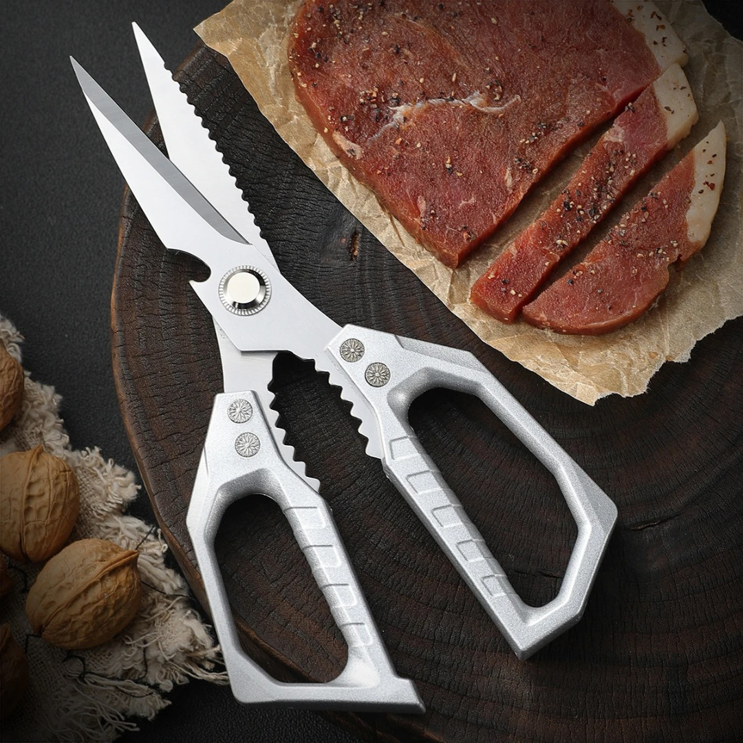 Heavy Duty Kitchen Shears Stainless Steel Poultry Scissors Meat Fish Cutter