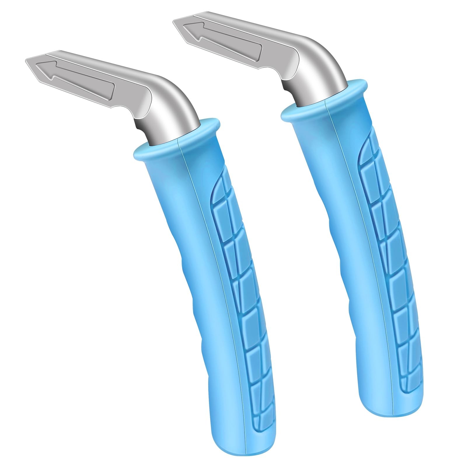 EILITWAY 2 Pack Car Door Handle for Elderly Assist Portable Blue