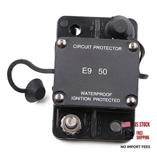 Automotive Circuit Breaker Auto Reset No Switch 50A Surface Mount - Auto Reset