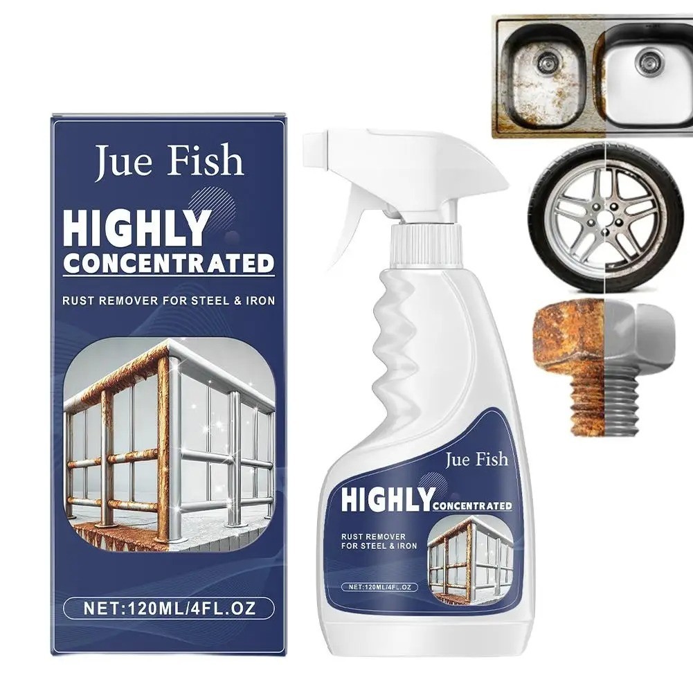 New Heavy Duty Rust Removal for Metal,Multipurpose Rust Remover Spray,Stainless