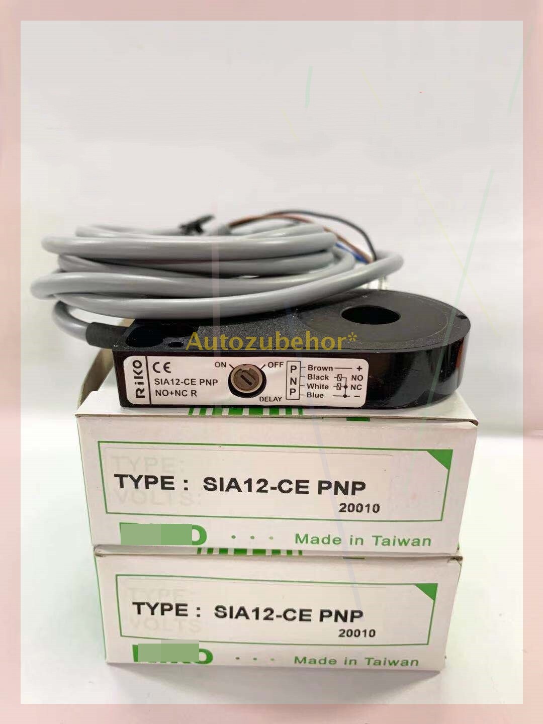1pc New SIA12-CE PNP Ring Proximity Switch Sensor