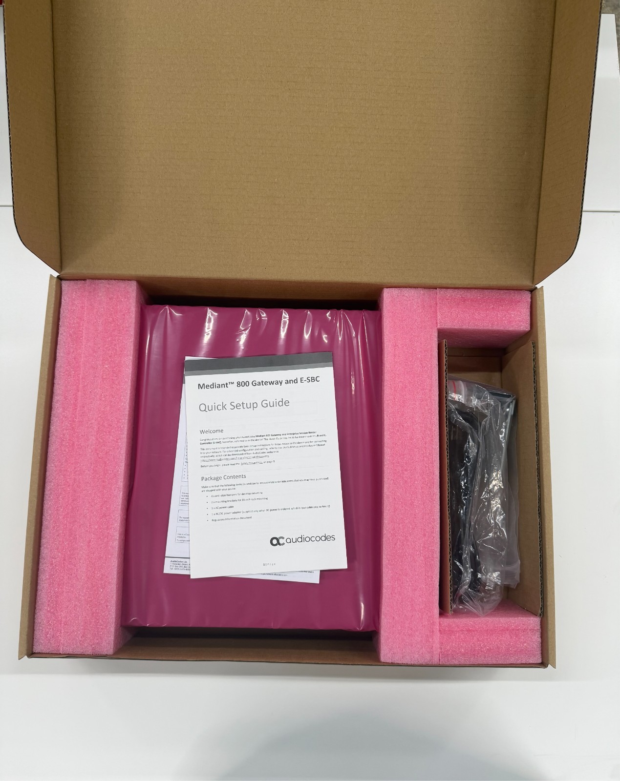AudioCodes Mediant 800 Session Border Controller Media IP Gateway P/N:FASP00065