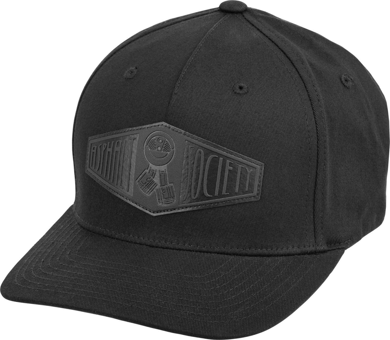Highway 21 Asphalt Society Flexfit Hat Black/Black LG