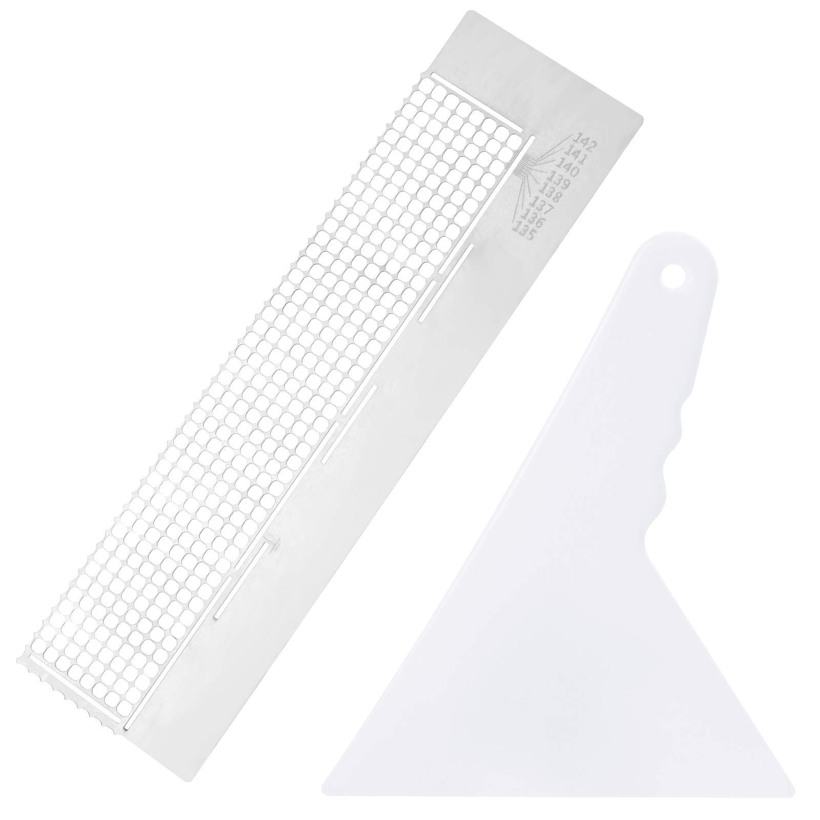 Mwoot 5D Diamond Pasted Painting Ruler and Adjustment Fix Tool, DIY Stainless...