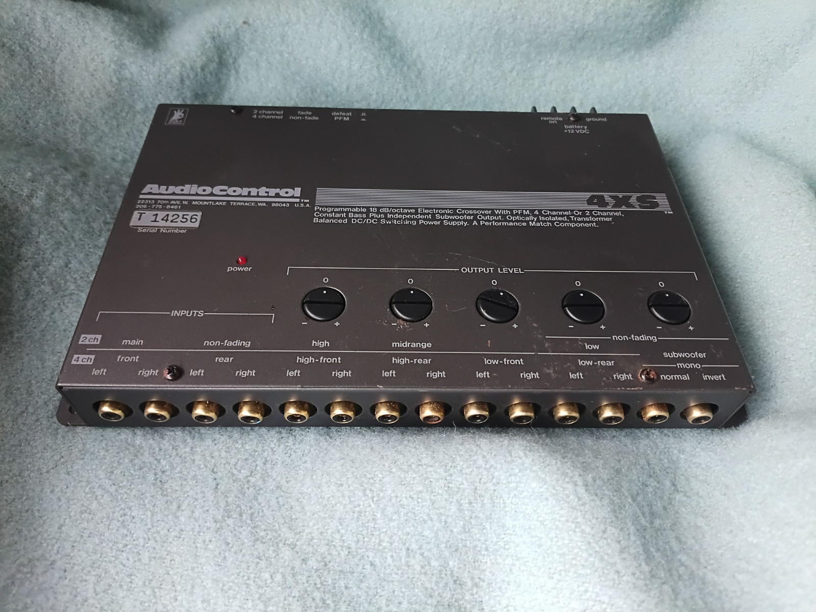 Audio Control 4xs Audio Control Programmable 18 Decable Crossover