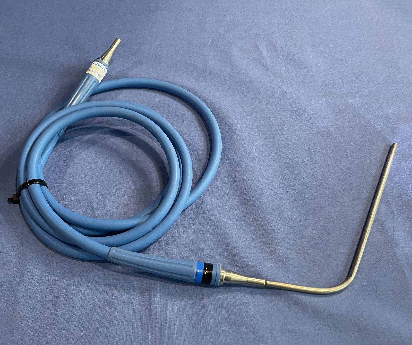 Pilling Weck Fiber Optic Light Cable w/ Angled Metal Guide REF 52-7805 - Tested