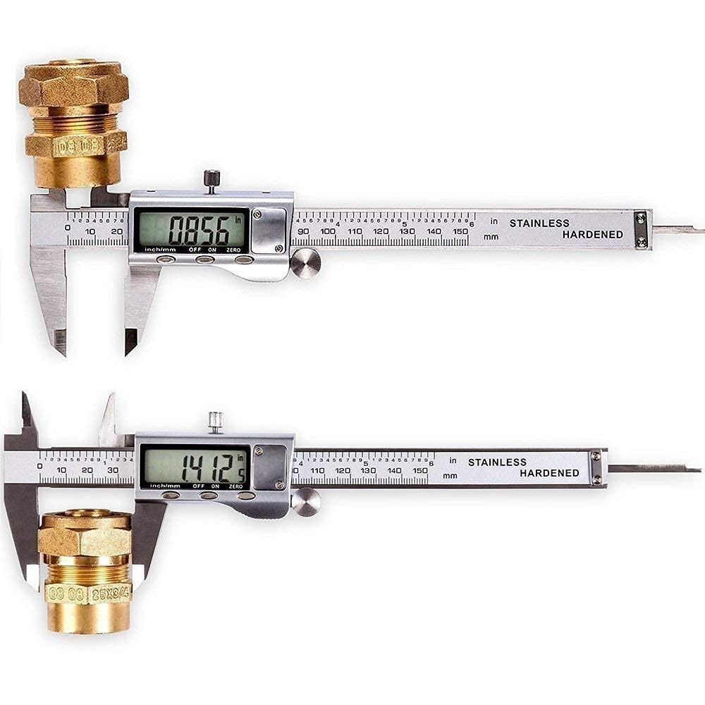 Digital Caliper, Caliper Measuring Tool with Stainless Steel, Electronic Micr...