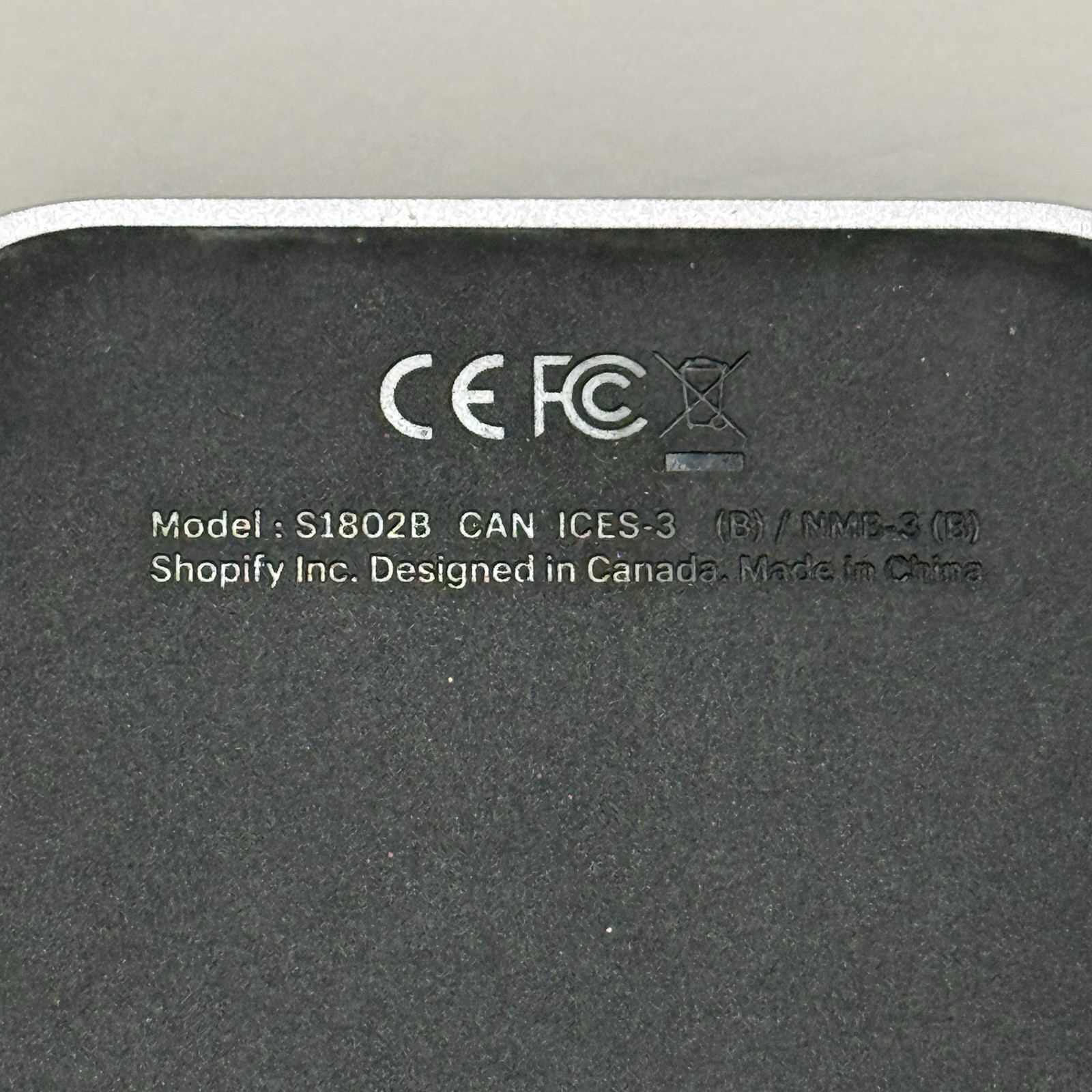 Shopify Tap & Chip NFC Card Reader – Model S1802B - Untested - As Is