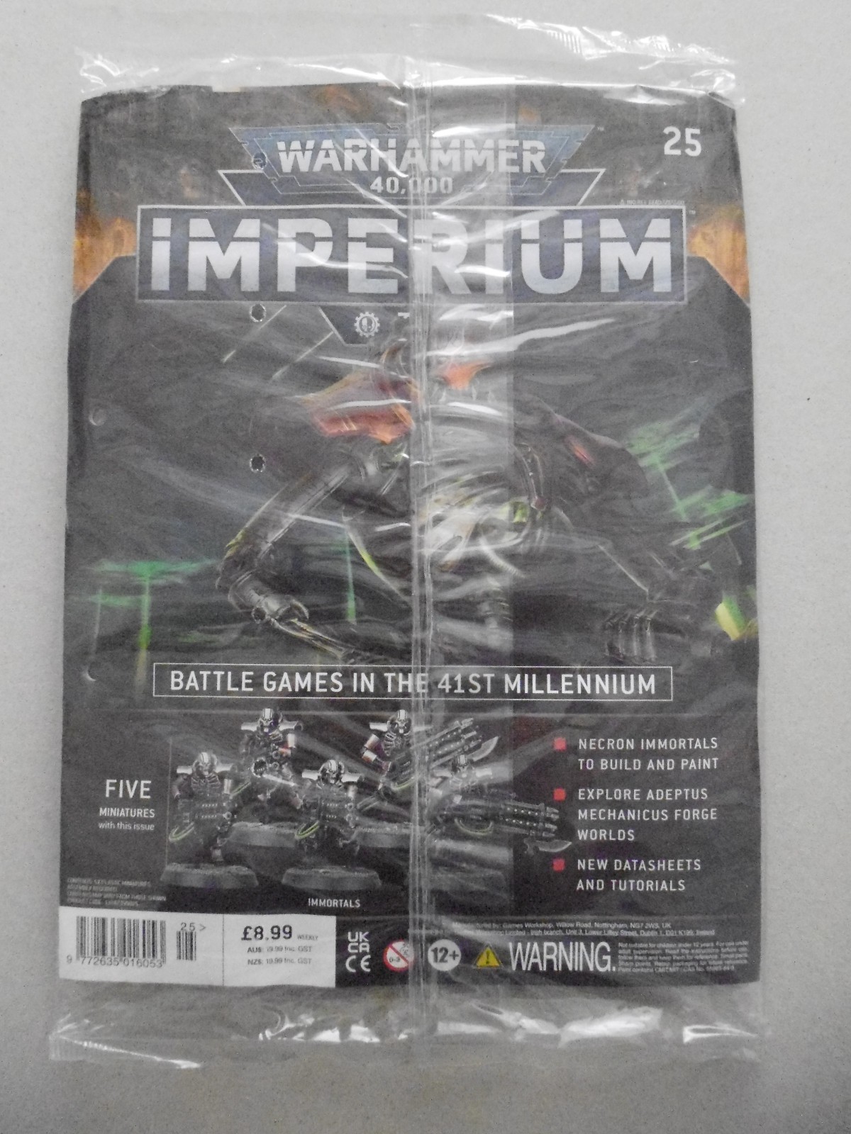 Warhammer 40,000- Imperium- Issue #25- Sealed- Five miniatures