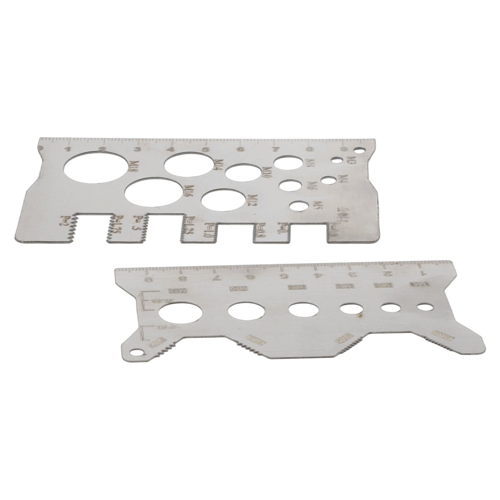 2PCS Screw Thread Pitch Gauge for Measuring Various Screw Specifications