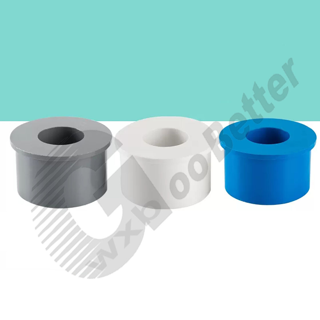 3 Colors Pvc Plain Reducing Bush Φ16~φ90mm Pvc Plumbing Fittings Reducing Bush